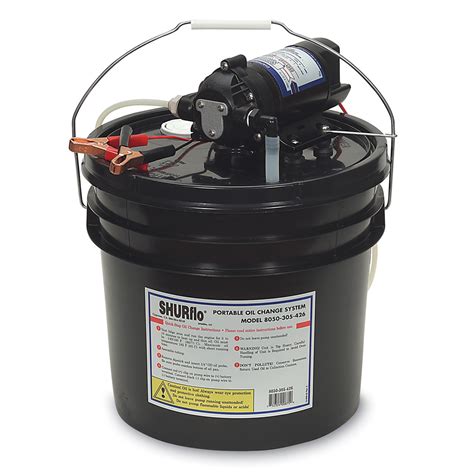 Shurflo By Pentair Oil Change Pump W 3 5 Gallon Bucket 12 Vdc 1 5 Gpm Shurflo By Pentair Oil Change Pump W 3 5 Gallon Bucket 12 Vdc 1 5 Gpm