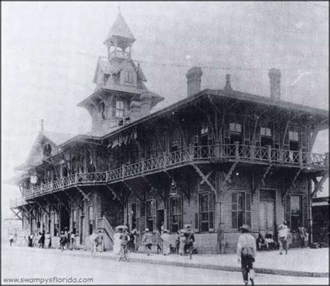 Swampy S Florida Train Stops Union Depot Pensacola Circa 1900 Swampy S Florida Train Stops Union Depot Pensacola Circa 1900