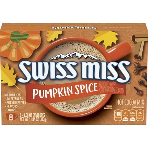 Swiss Miss K Cup Pumpkin Spice Hot Cocoa Hot Chocolate Cocoa Keurig Dr Pepper Inc Swiss Miss K Cup Pumpkin Spice Hot Cocoa Hot Chocolate Cocoa Keurig Dr Pepper Inc