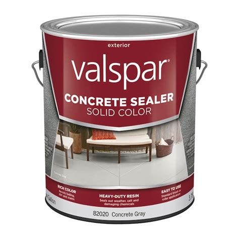 Valspar Concrete Gray Solid Concrete Sealer 1 Gallon In The Concrete Valspar Concrete Gray Solid Concrete Sealer 1 Gallon In The Concrete