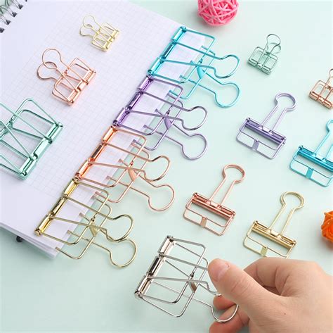 Vintage Metal Binder Clips Kawaii Pen Shop Vintage Metal Binder Clips Kawaii Pen Shop