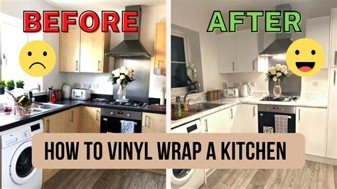 Vinyl Wrap Kitchen Cabinets
