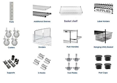 Wire Shelving Parts Wire Shelving Accessories Diy Your Wire Shelving Wire Shelving Parts Wire Shelving Accessories Diy Your Wire Shelving