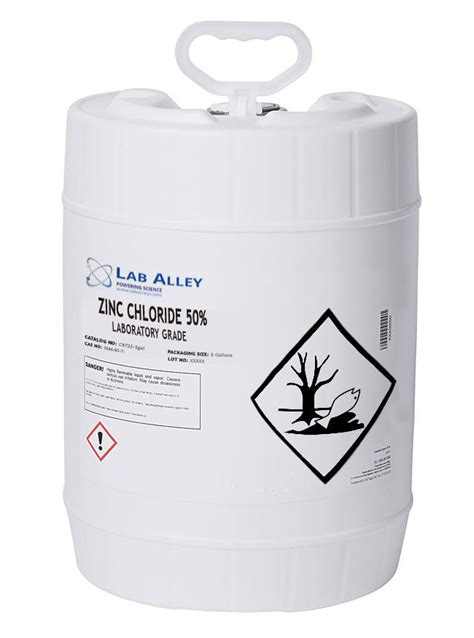 Zinc Chloride, 50% Solution, Lab Grade Zinc Chloride, 50% Solution, Lab Grade